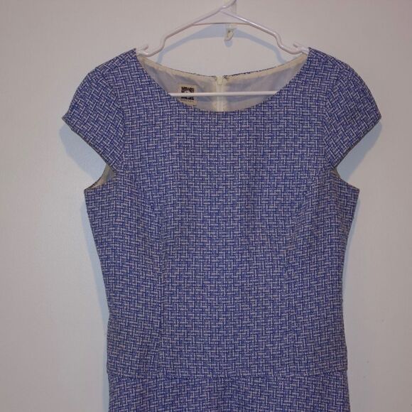 Anne Klein Blue Mini Dress Women Size 8 - Picture 2 of 7